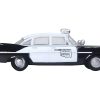 1959 Plymouth Savoy Black and White "Oklahoma Highway Patrol" 1/87 (HO) Scale Diecast Model Car by Oxford Diecast