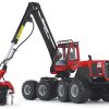 Komatsu 931XC.3 Harvester Red and Black 1/32 Diecast Model by First Gear - Image 3