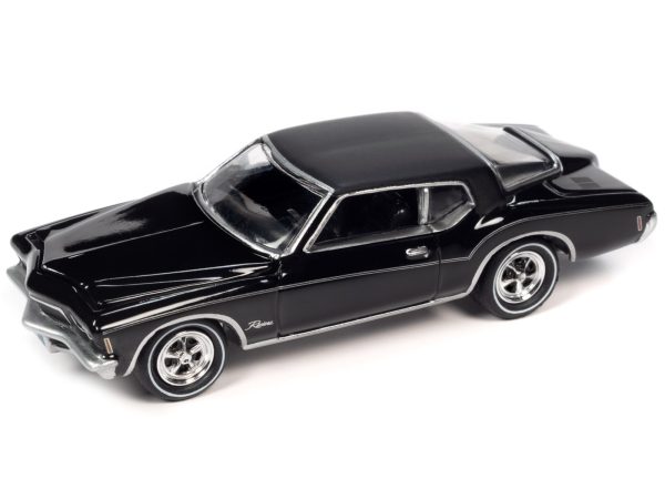 1976 Oldsmobile Cutlass Supreme Red Metallic with White Top and Interior and 1972 Buick Riviera Black "Super Seventies" Set of 2 Cars "2-Packs" 2023 Release 2 1/64 Diecast Model Cars by Johnny Lightning - Image 5