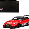 Nissan 35GT-RR Ver.1 LB-Silhouette Works GT #5 RHD (Right Hand Drive) LBWK Red and Black 1/18 Model Car by Top Speed - Image 4